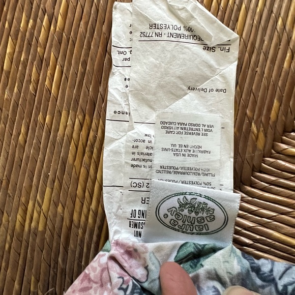 Laura Ashley Vintage❤️ Ashbourne ❤️ Hydrangea Floral Pillow Sham - Picture 5 of 7